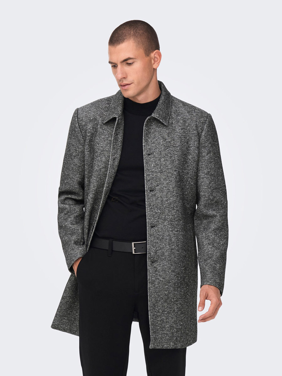 Grey Wool Coat