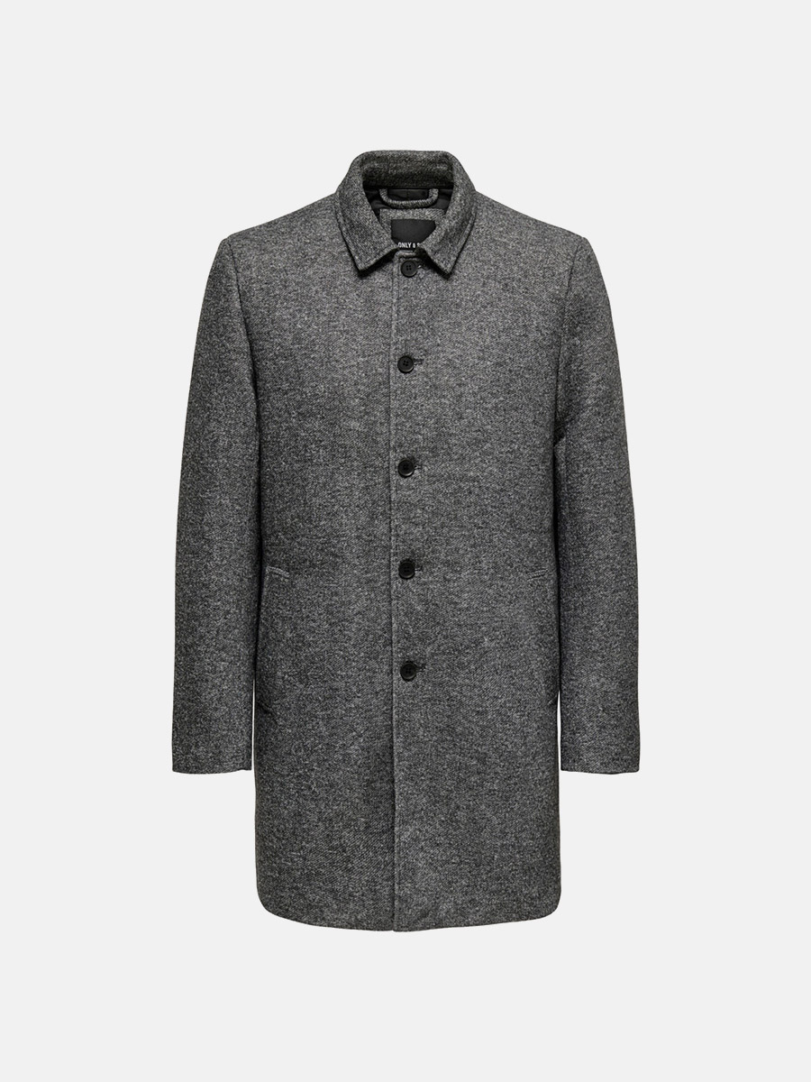 Grey Wool Coat