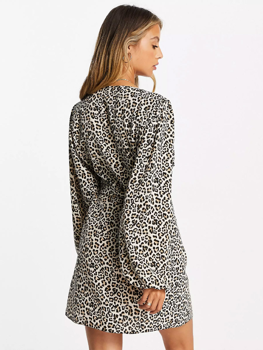 Animal Pattern Dress