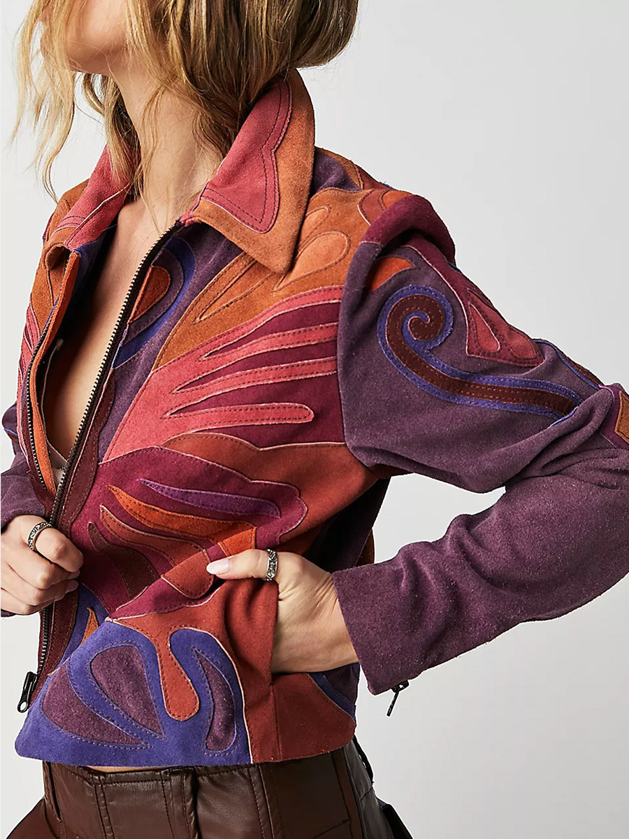 Creative Handmade Leather Jacket